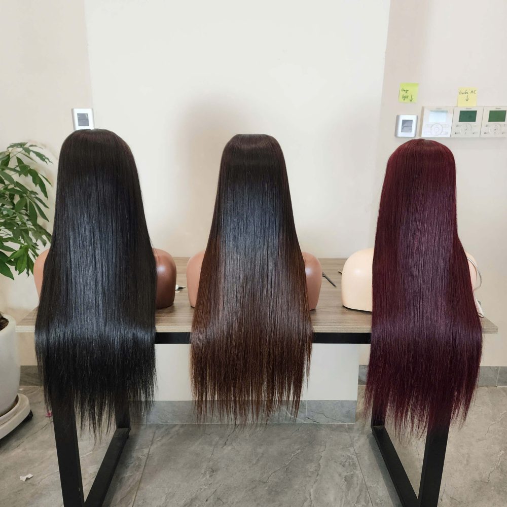 30 inch straight wig length