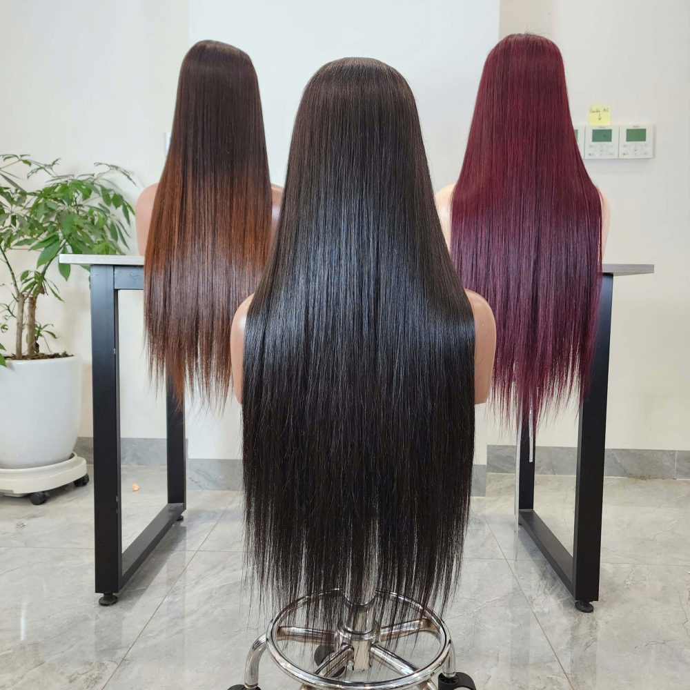 SDD Bone Straight Hair Bundles Natural Black Color 30 Inches