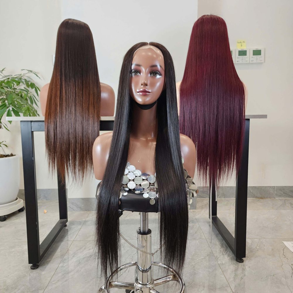 SDD Bone Straight Hair Bundles Natural Black Color 30 Inches