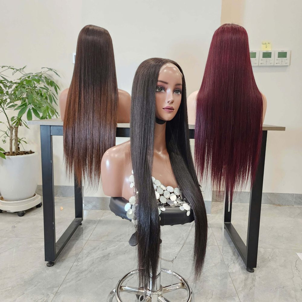 SDD Bone Straight Hair Bundles Natural Black Color 30 Inches