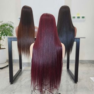 30 Inch Bone Straight Wig Top Grade Remy Vietnamese Hair Bone Straight 5x5 Lace Closure Hair Wigs.