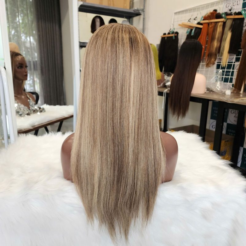 20 Inches lace front 13x6 Wig 100% Vietnamese Human Hair Super Double Drawn Quality