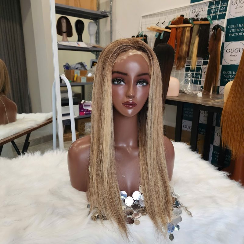 20 Inches Wig 100% Vietnamese Human Hair Super Double Drawn Quality