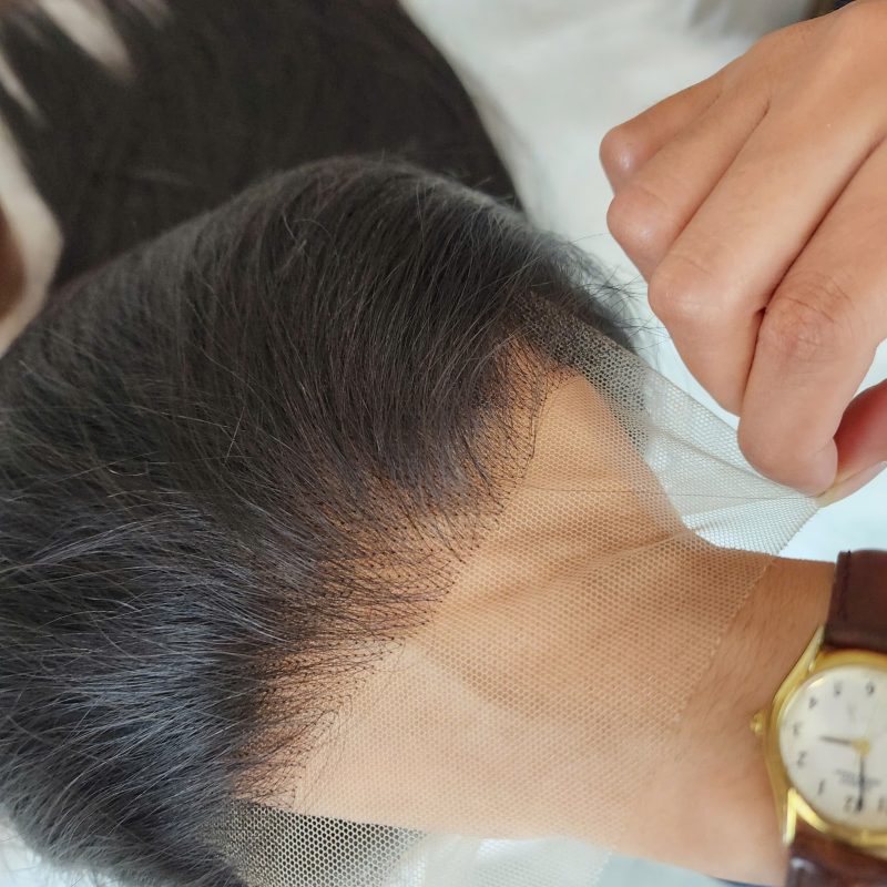 Full Frontal Wigs HD Lace Straight Human Hair 24 Inches