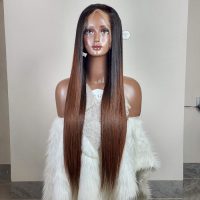 13×4 Lace Front Human Hair Wigs 200g/ 3 hair bundles 26 inches