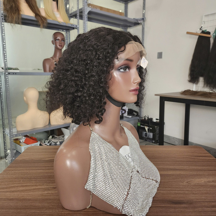 Pixie Cut Curly Hair Wig – Short, Natural Human Hair Wig for Women