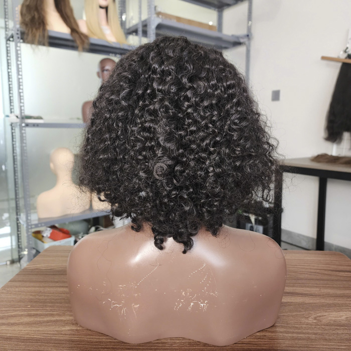 Pixie Cut Curly Hair Wig – Short, Natural Human Hair Wig for Women