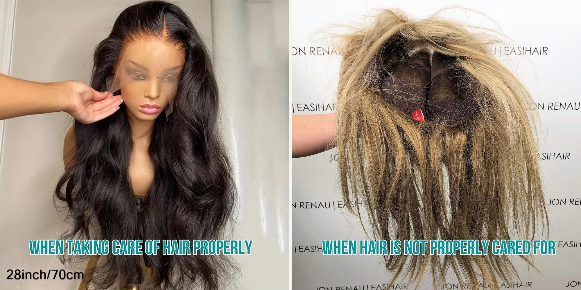 when taking care of hair properly
