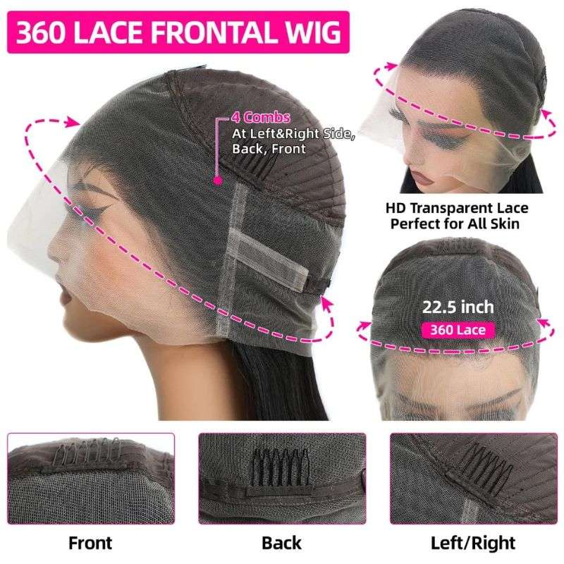 6. 360 Lace Wigs