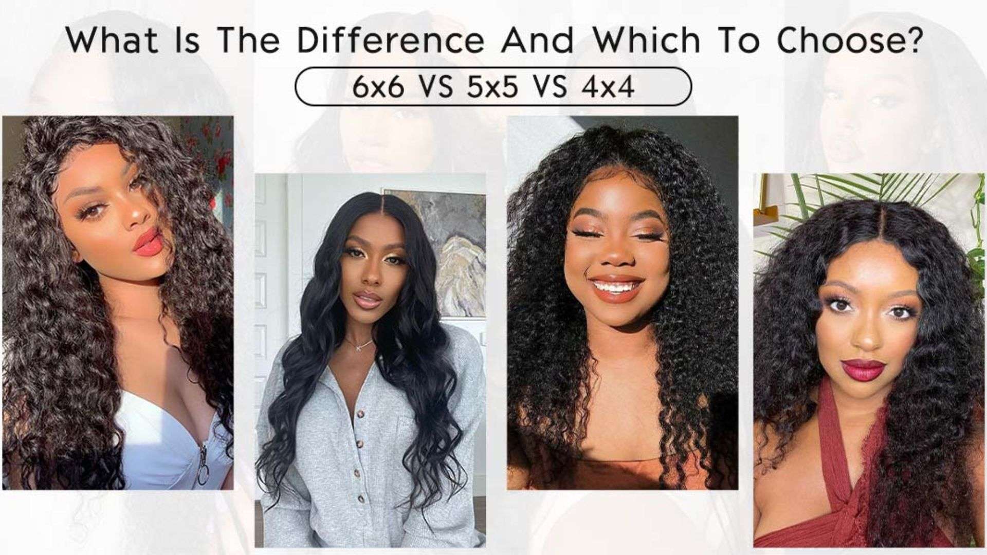7. Closure Wigs (4x4, 5x5, 6x6)