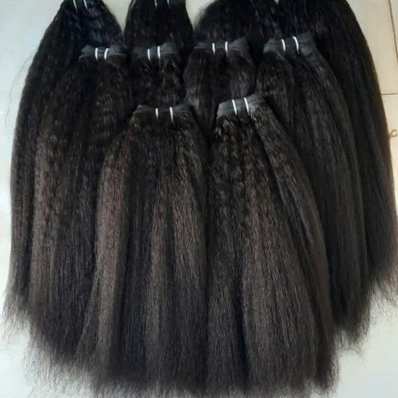 Kinky Straight Lace Front Human Hair Wigs