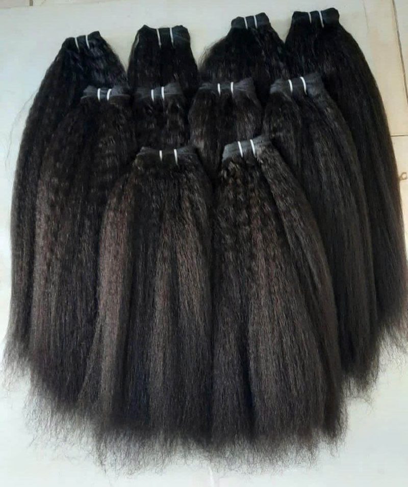 Kinky Straight Lace Front Human Hair Wigs