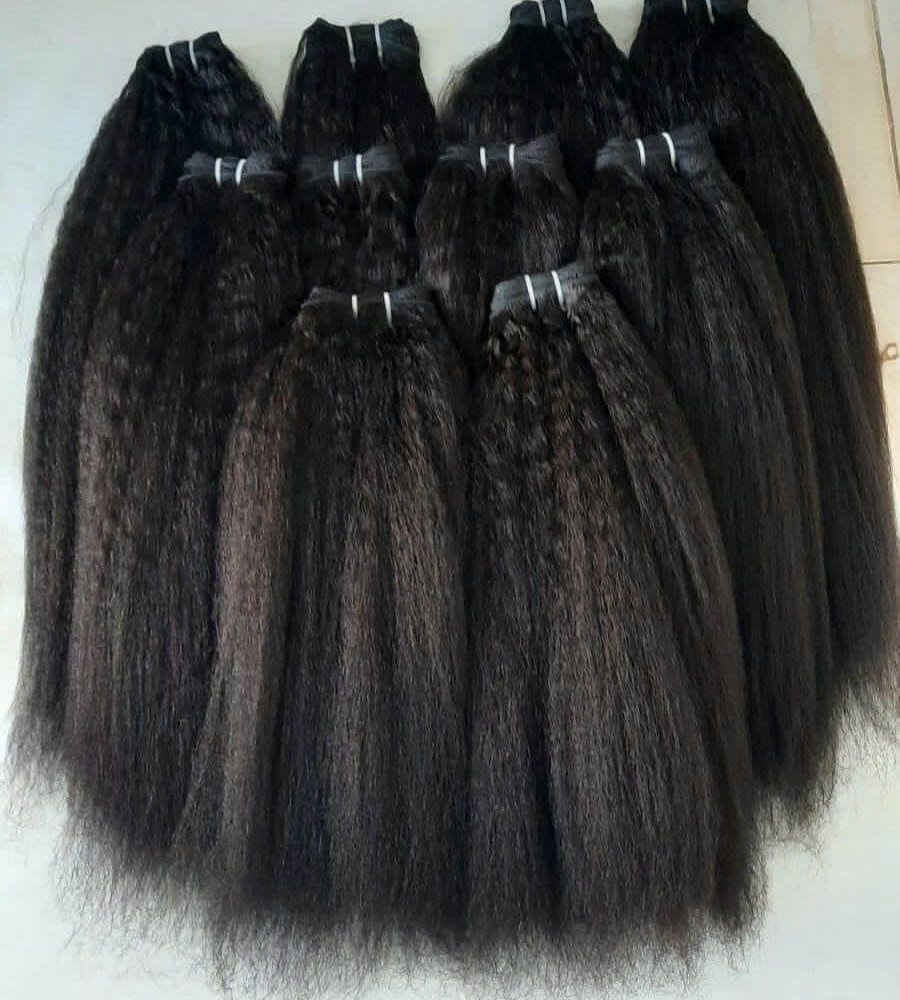 Kinky Straight Lace Front Human Hair Wigs