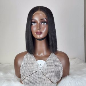 10 Inch Bob Wig Human Hair – Lace Front, Glueless & Curly Options