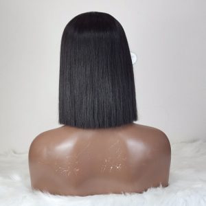 10 Inch Bob Wig Human Hair – Lace Front, Glueless & Curly Options