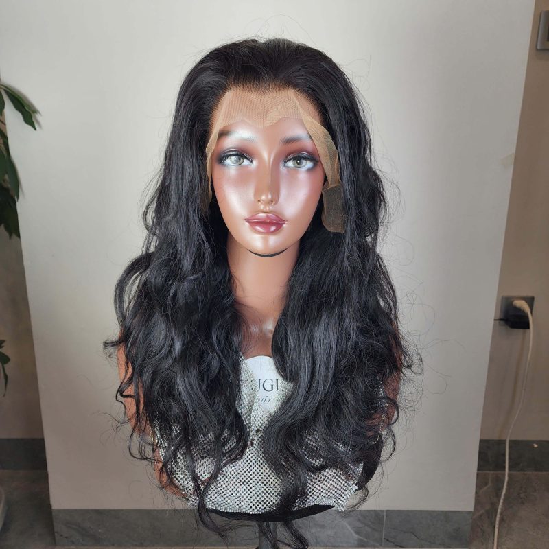 Water Wave Lace Front Wig – 100% Human Hair,