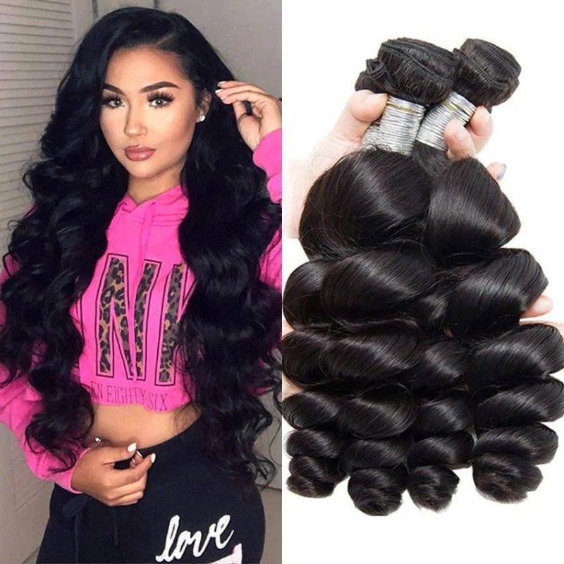 loose wave human hair bundles​
