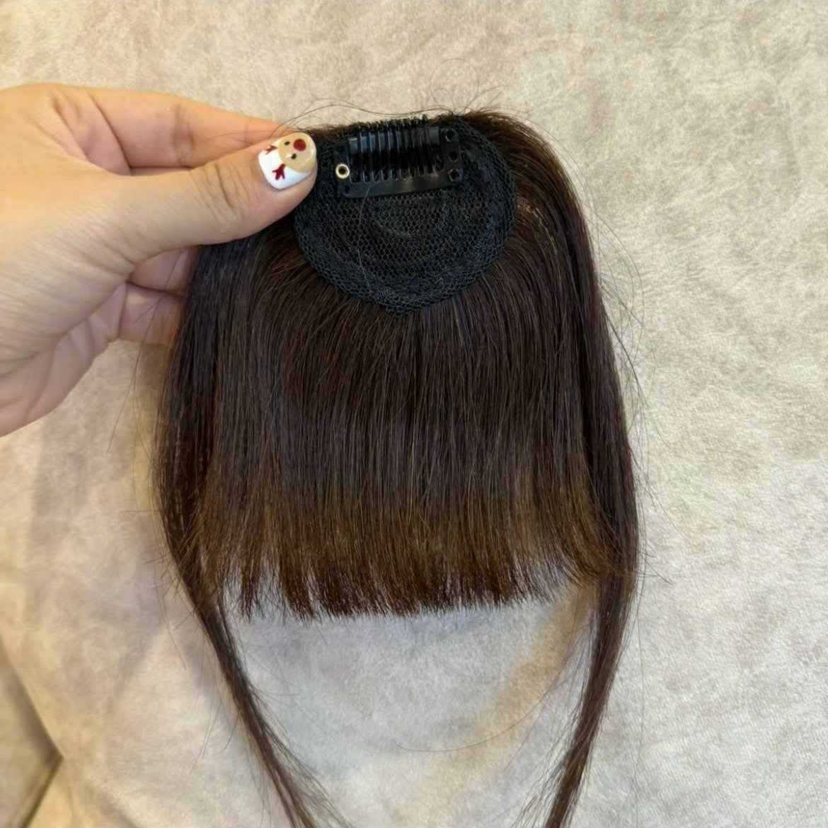 Straight Clip In Hair Extensions Bangs – 100% Raw Human Hair 5 best human hair clip-in bangs