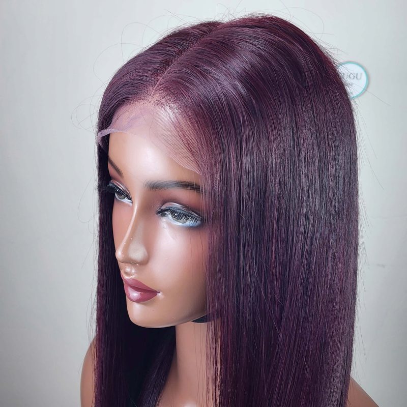 Bone Straight Ombre Burgundy Vietnamese Hair