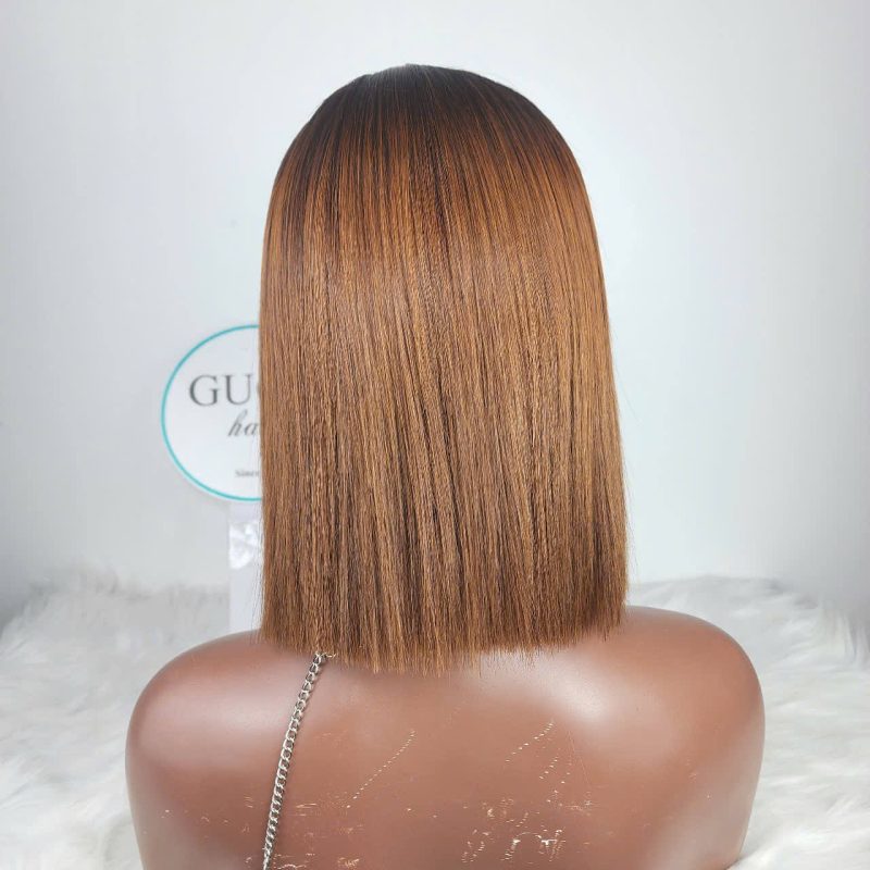 OMBRE: 10 Inch Bob Wig Human Hair