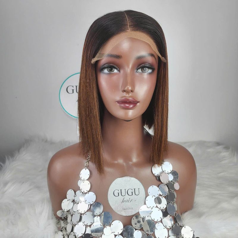 OMBRE: 10 Inch Bob Wig Human Hair