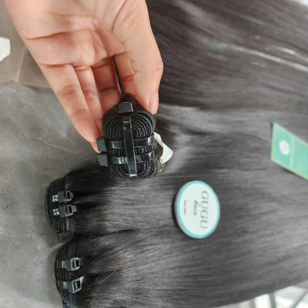 Bundles Straight Vietnamese Hair With Closure 5x5 from Gugu Hair