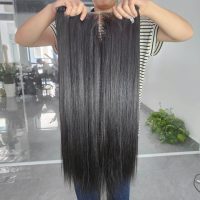 HOT: Bundles Straight Vietnamese Hair With Closure 5x5 7 Bundles Straight Vietnamese Hair With Closure 5x5 from Gugu Hair