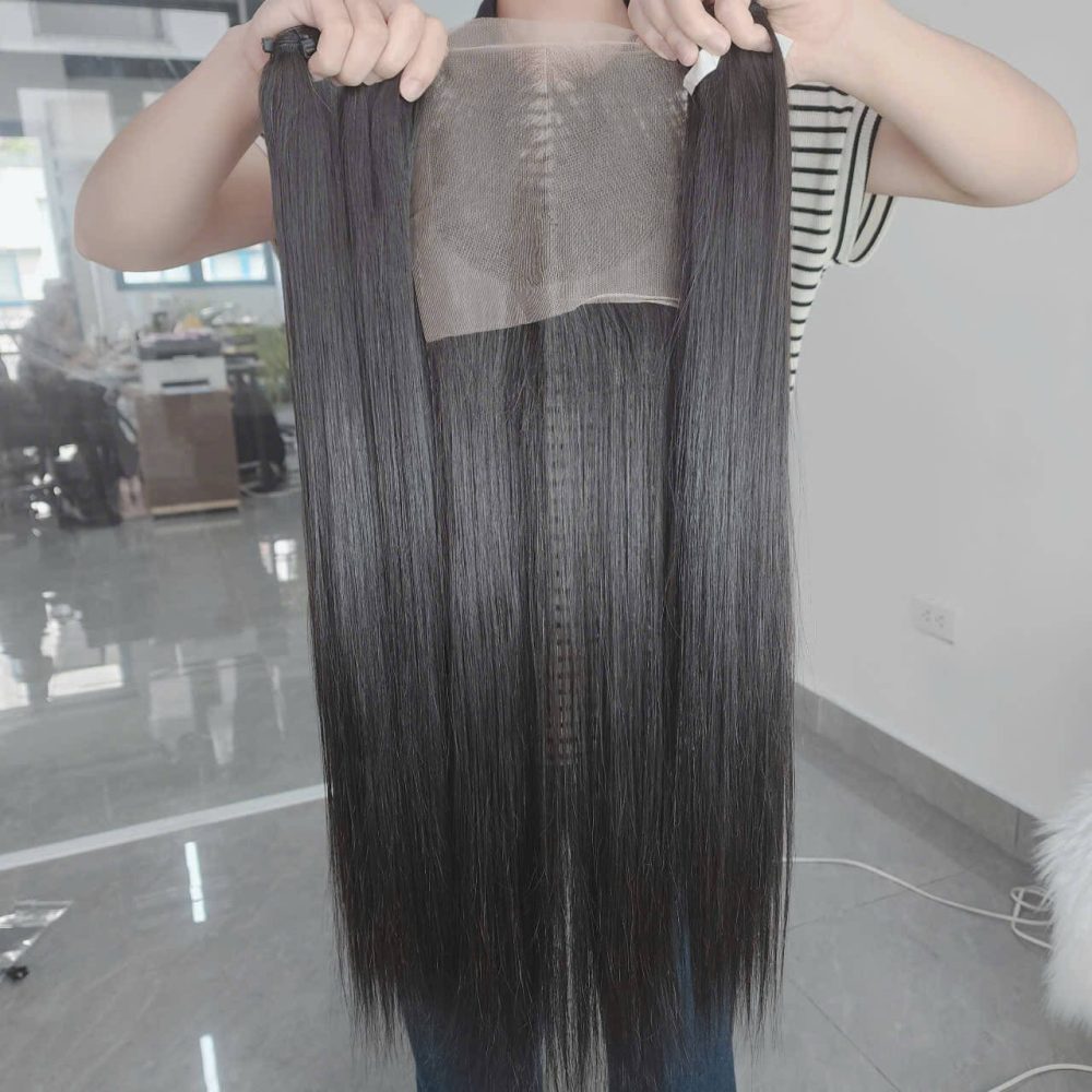 Bundles Straight Vietnamese Hair With Closure 5x5 from Gugu Hair