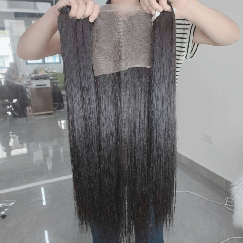 Bundles Straight Vietnamese Hair With Closure 5x5 from Gugu Hair