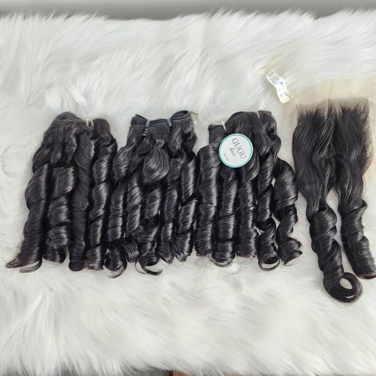 Vietnamese raw bouncy curly hair weave