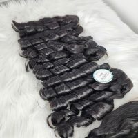 Premium Bouncy Curly Human Hair Bundles - Hair Extensions GUGU HAIR 6 Vietnamese raw bouncy curly hair weave