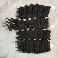Raw Vietnamese Wavy Hair – Deep Wavy 3 Hair Bundles With Lace Closure 6 Raw Vietnamese Wavy Hair 3 Hair Bundles With Lace Closure 4X4 20 Inches
