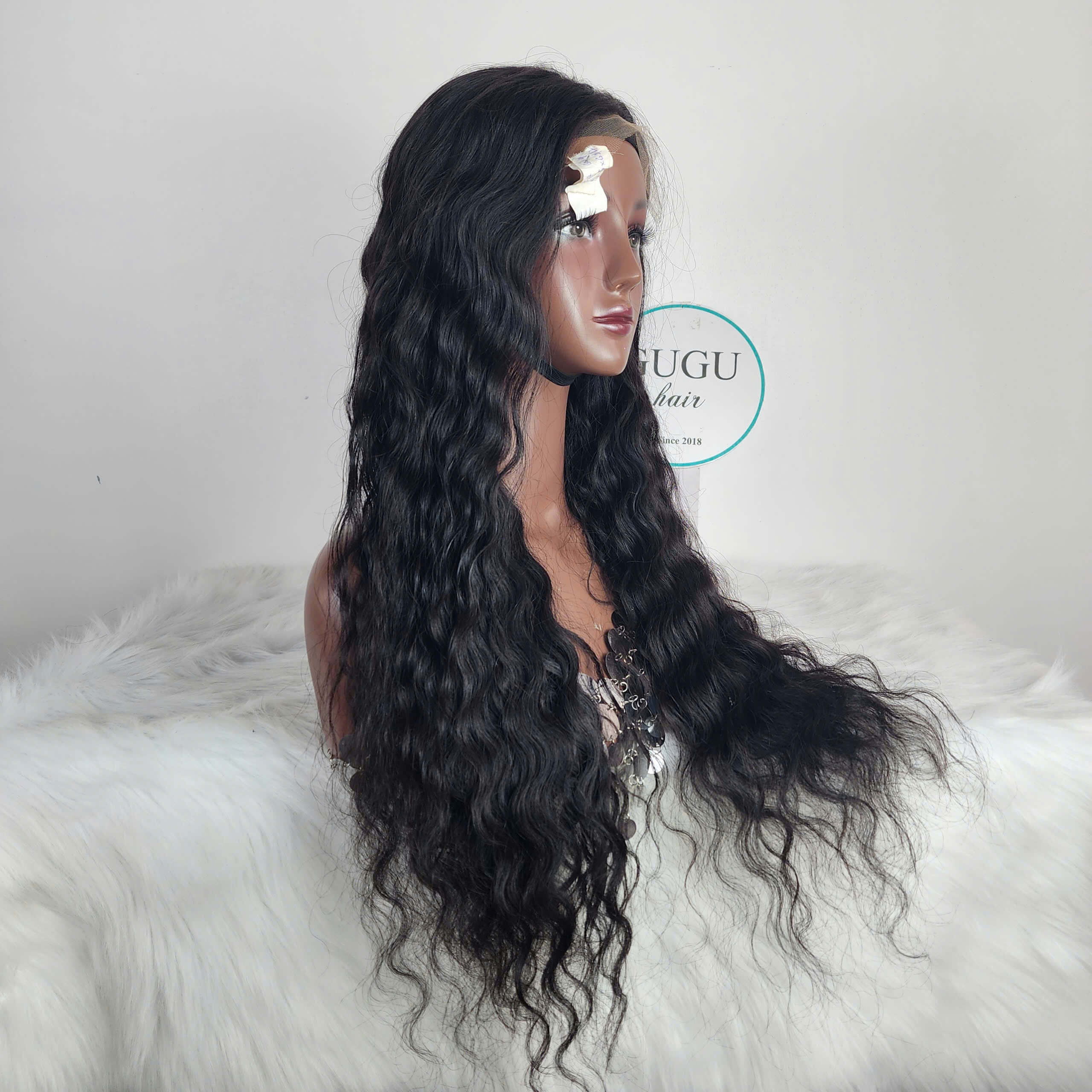 28 Inch Deep Wave Lace Front Wigs Human Hair 200% Density HD Transparent 10 28 Inches Deep Wave Wig – Dark Color Virgin Human Hair, Premium Standard