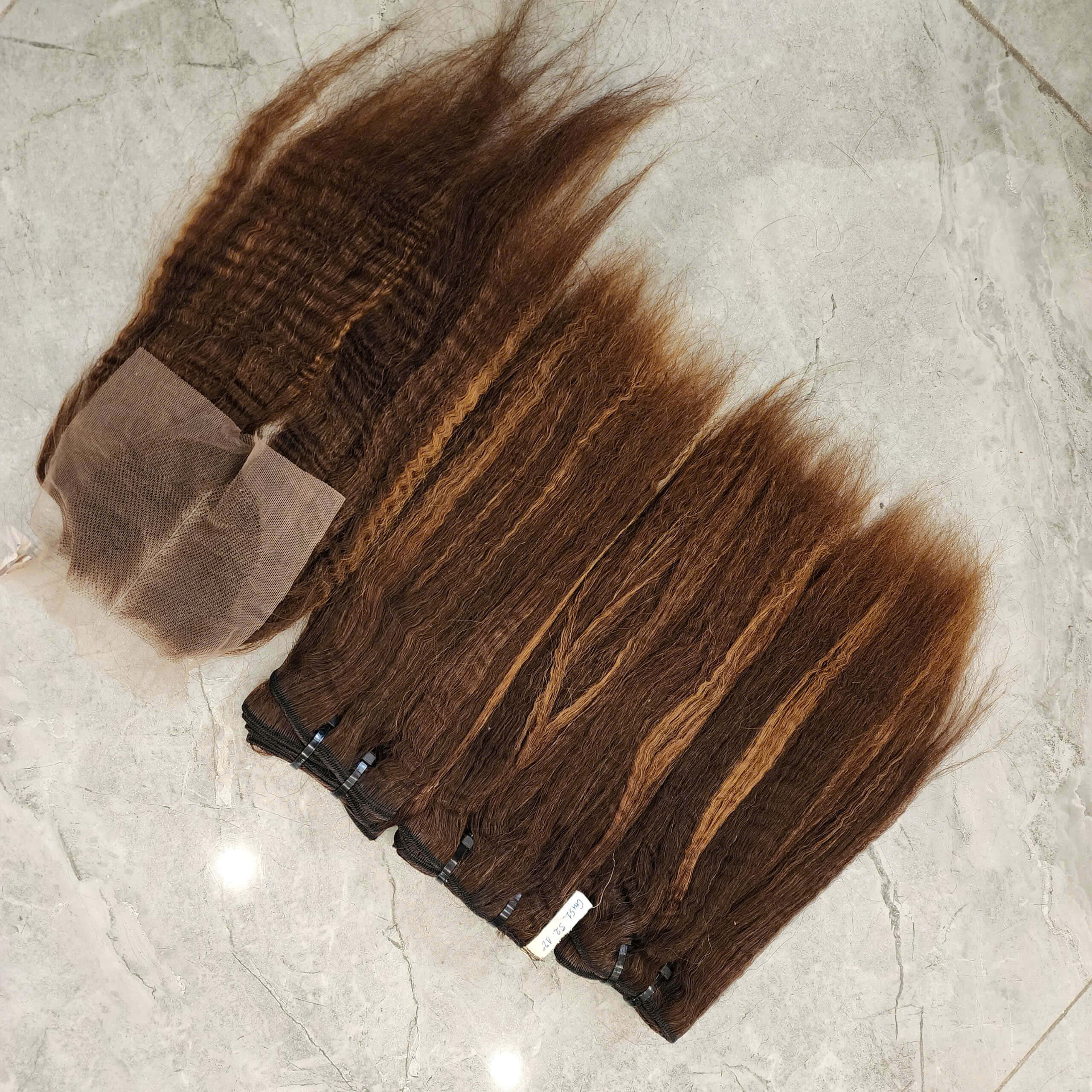 Vietnamese Human Hair Kinky Straight Bundles