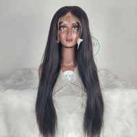 28 inches HD RAW Vietnamese Natural Straight Hair Frontal Wig 2 HD RAW Vietnamese Straight Hair Frontal Wig – Raw Human Hair Wigs