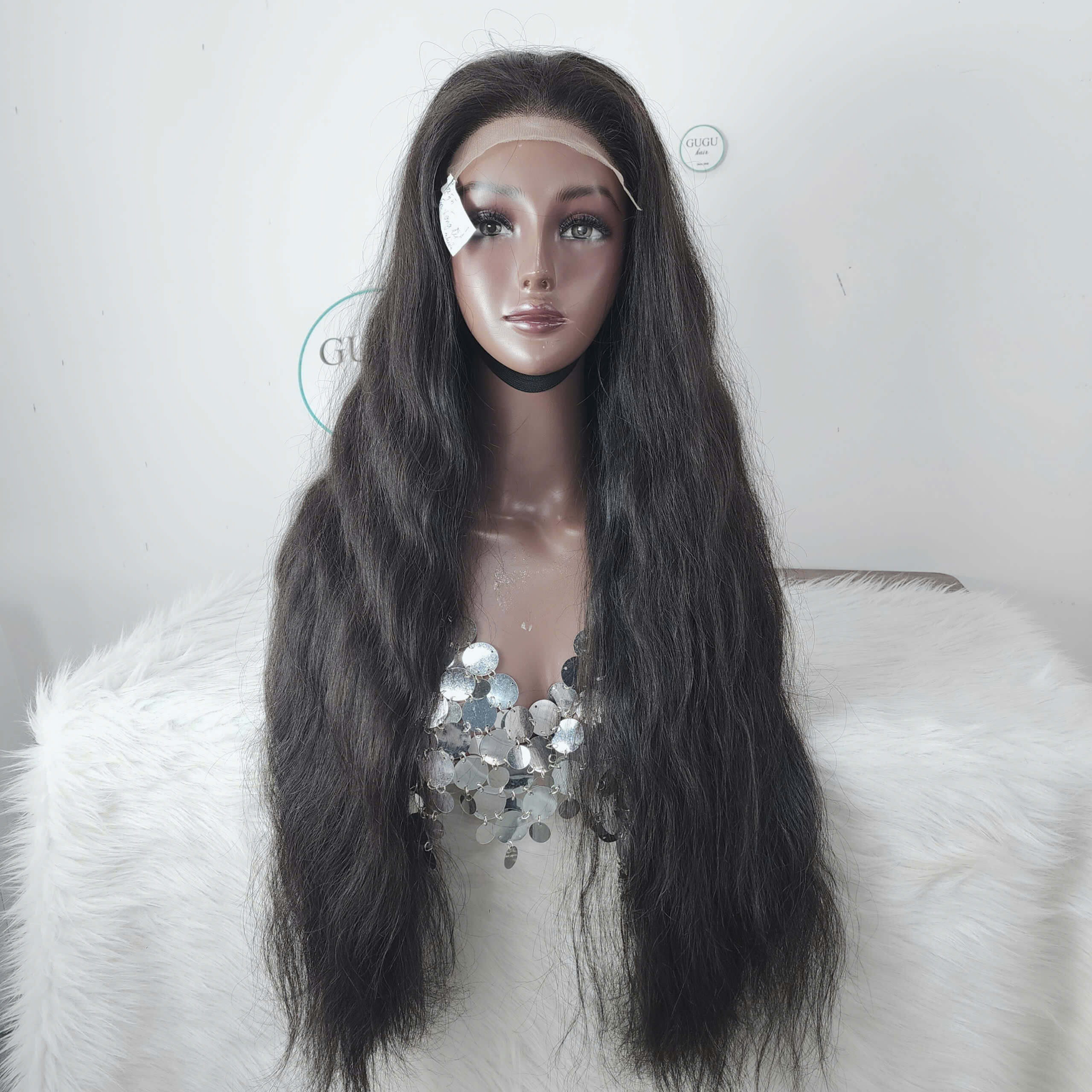 Natural Straight Raw Vietnamese Human Hair Wig 13×4 Frontal Swiss Lace 9 Human hair natural straight hair wig vietnamese