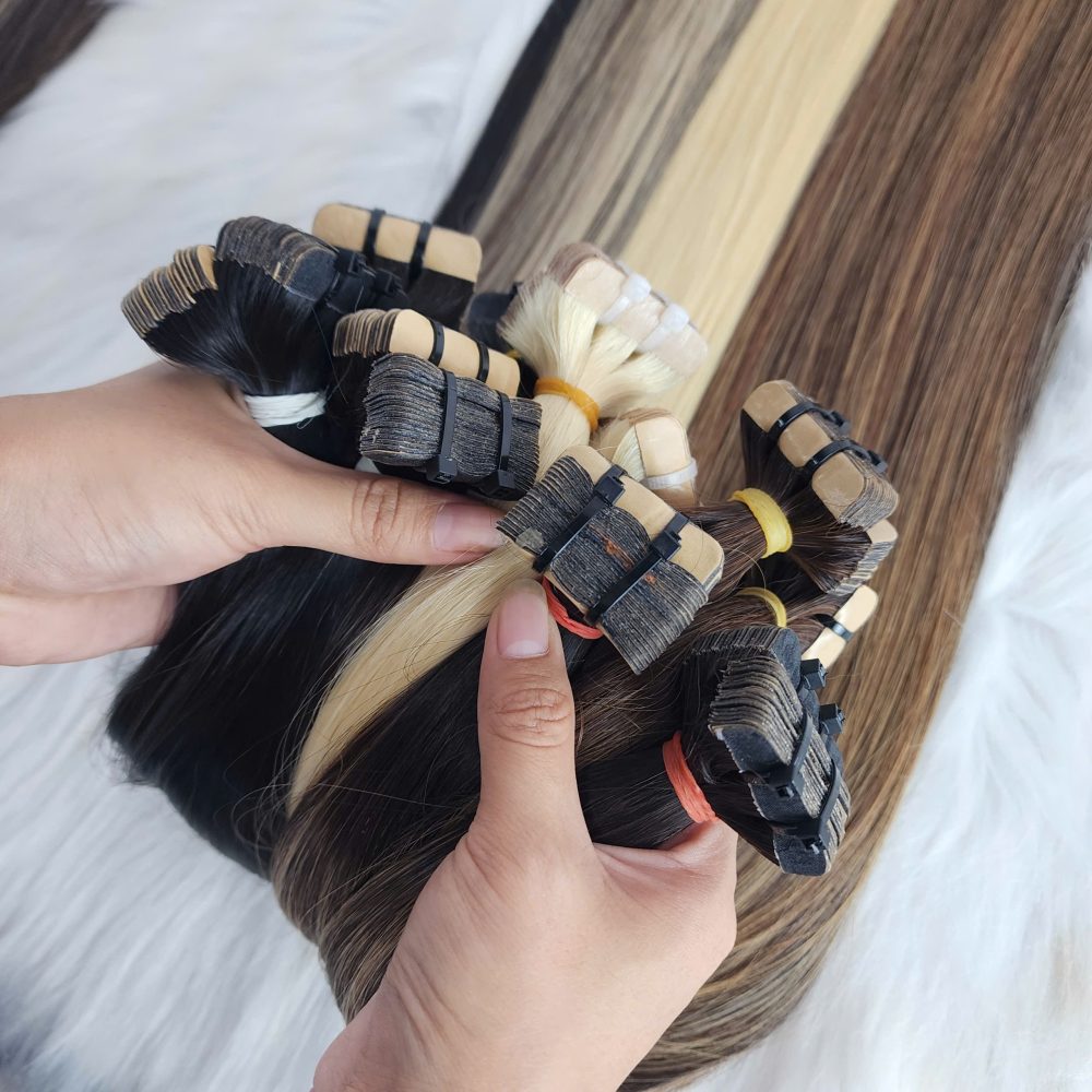 tape in hair extensions human hair - vietnamese hair extensions