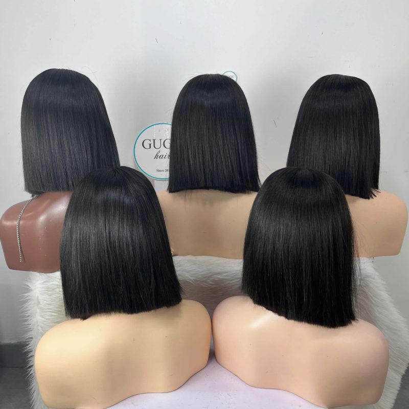 Shop high-quality 10 inch bob wigs made from human hair
