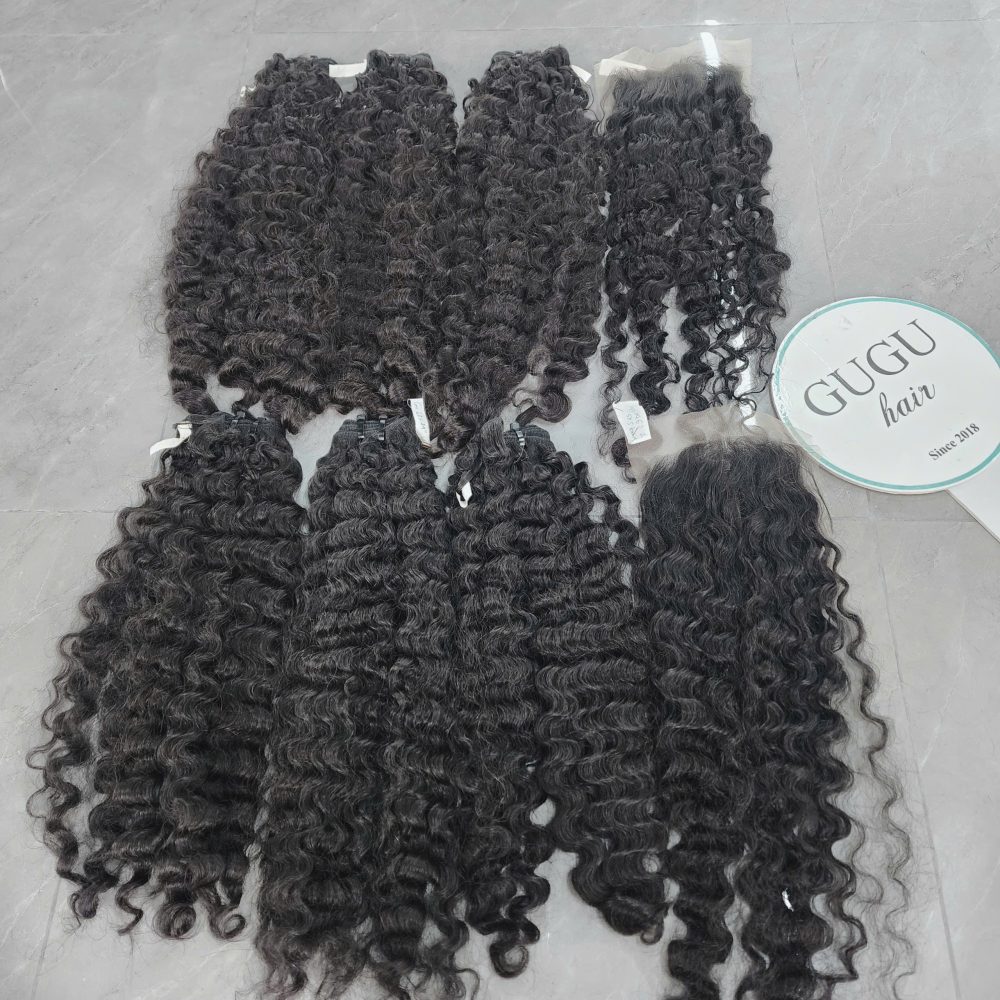 burmese curly bundles human hair