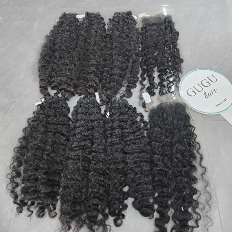 burmese curly bundles human hair