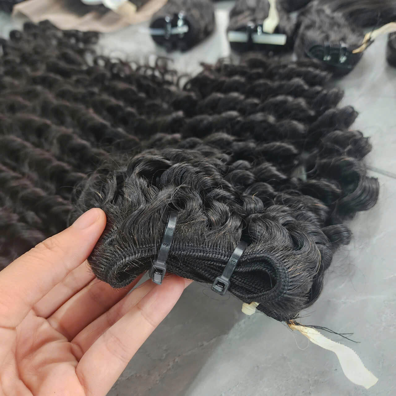 Pixie Black Curly Color – Premium Virgin Curly Hair Bundles for Natural Volume | Gugu Hair 6 16 Inch Pixie Black Curly Color by Gugu Hair