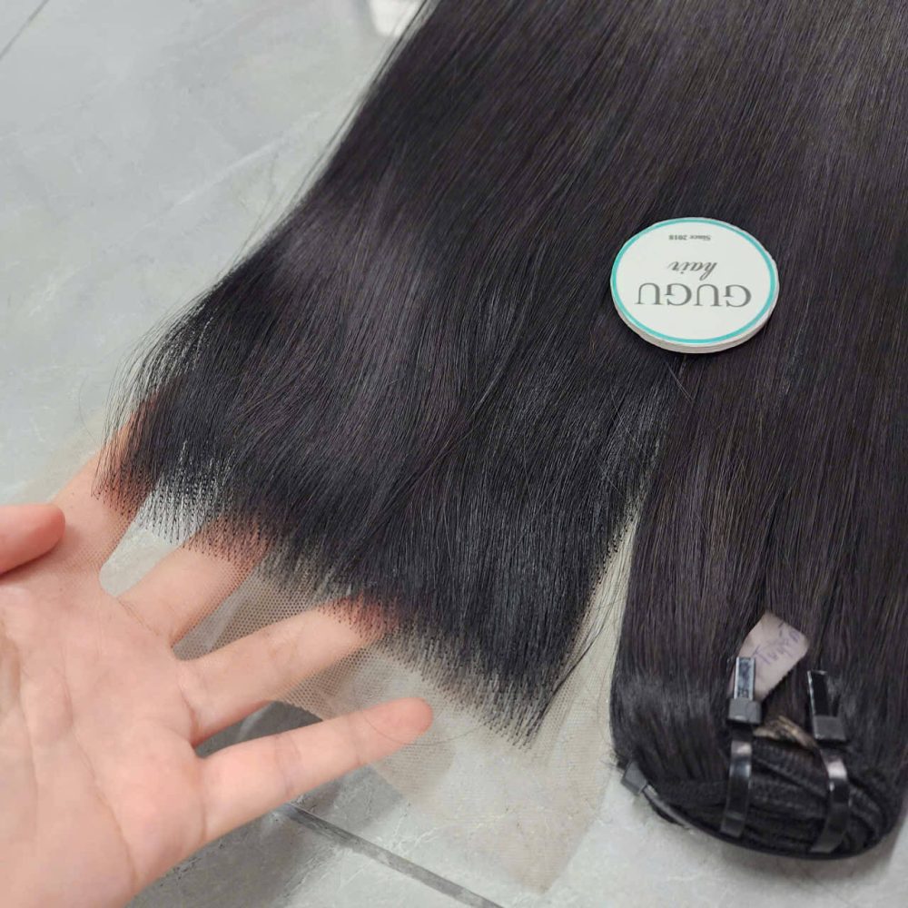 14 Inch Bundles Straight Vietnamese Hair With Closure 5x5