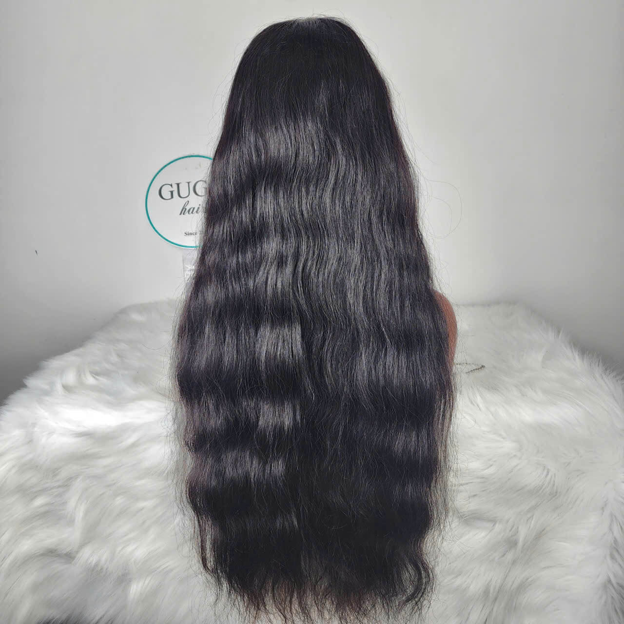 Soft Natural Wave Lace Front Wig – 28 Inch Deep Wave Human Hair Wig by GUGU Hair
