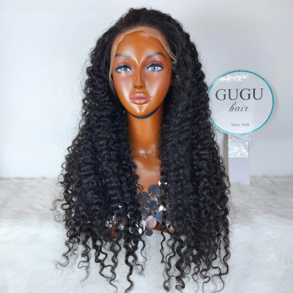 Premium 30 Inch Burmese Curly Wig – Voluminous HD Lace Front Wig- GUGU HAIR