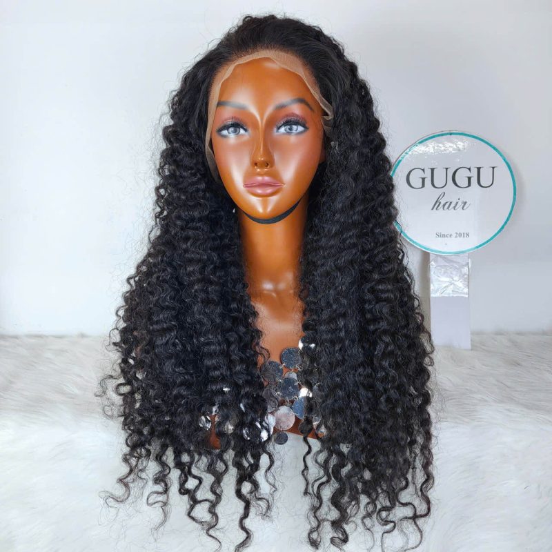 Premium 30 Inch Burmese Curly Wig – Voluminous HD Lace Front Wig- GUGU HAIR