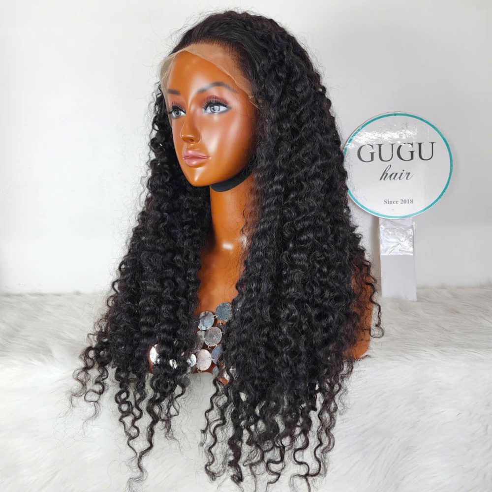 Premium 30 Inch Burmese Curly Wig – Voluminous HD Lace Front Wig- GUGU HAIR
