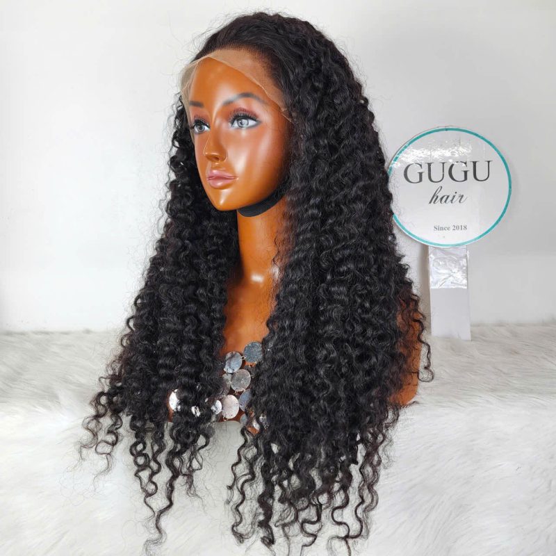 Premium 30 Inch Burmese Curly Wig – Voluminous HD Lace Front Wig- GUGU HAIR