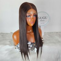 22 Inch Bone Straight Wig Vietnamese Hair 5x5 HD Lace | GUGUHAIR 2 22 Inch Bone Straight Wig Vietnamese Hair 5x5 HD Lace | GUGUHAIR