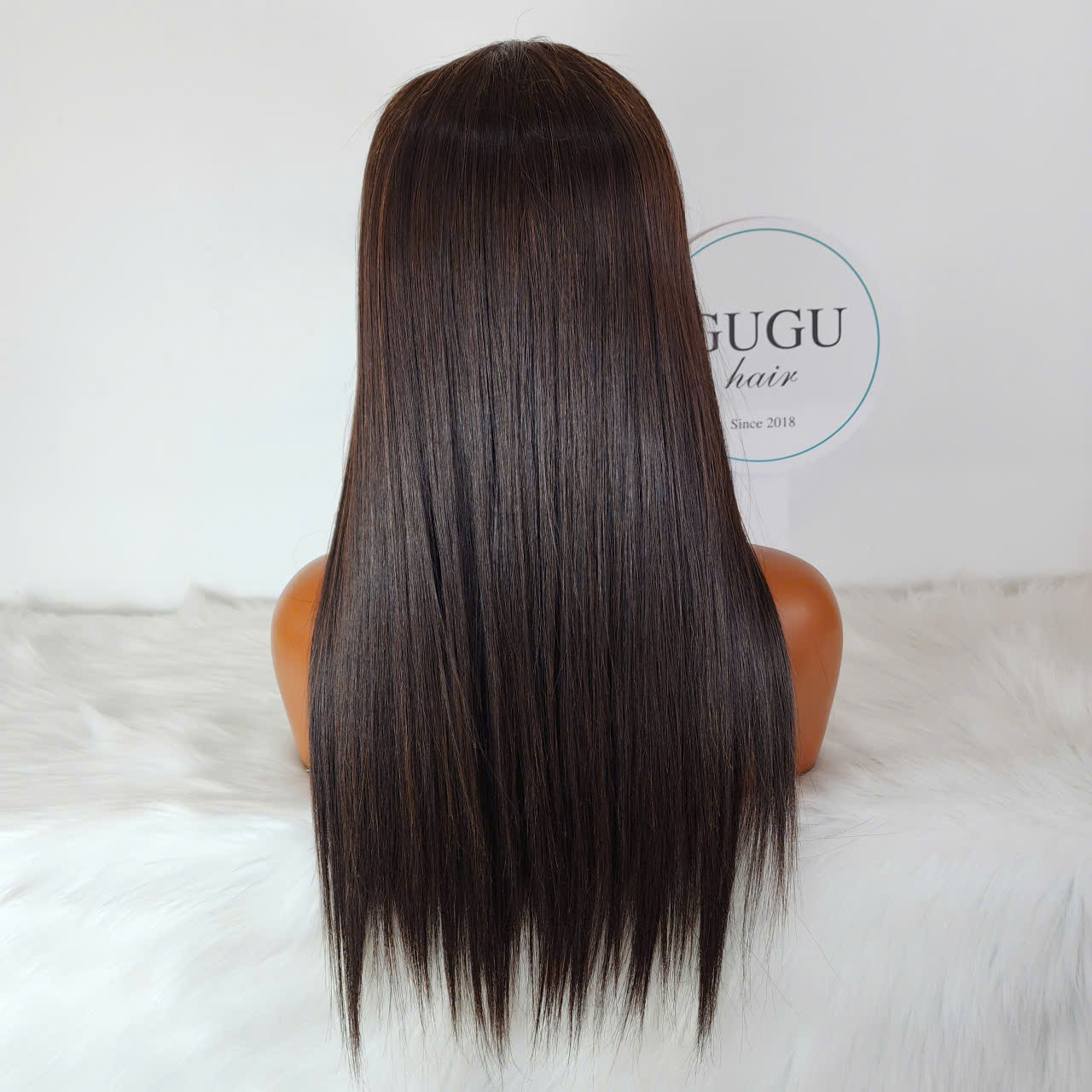 22 Inch Bone Straight Wig Vietnamese Hair 5x5 HD Lace | GUGUHAIR 12 22 Inch Bone Straight Wig Vietnamese Hair 5x5 HD Lace | GUGUHAIR