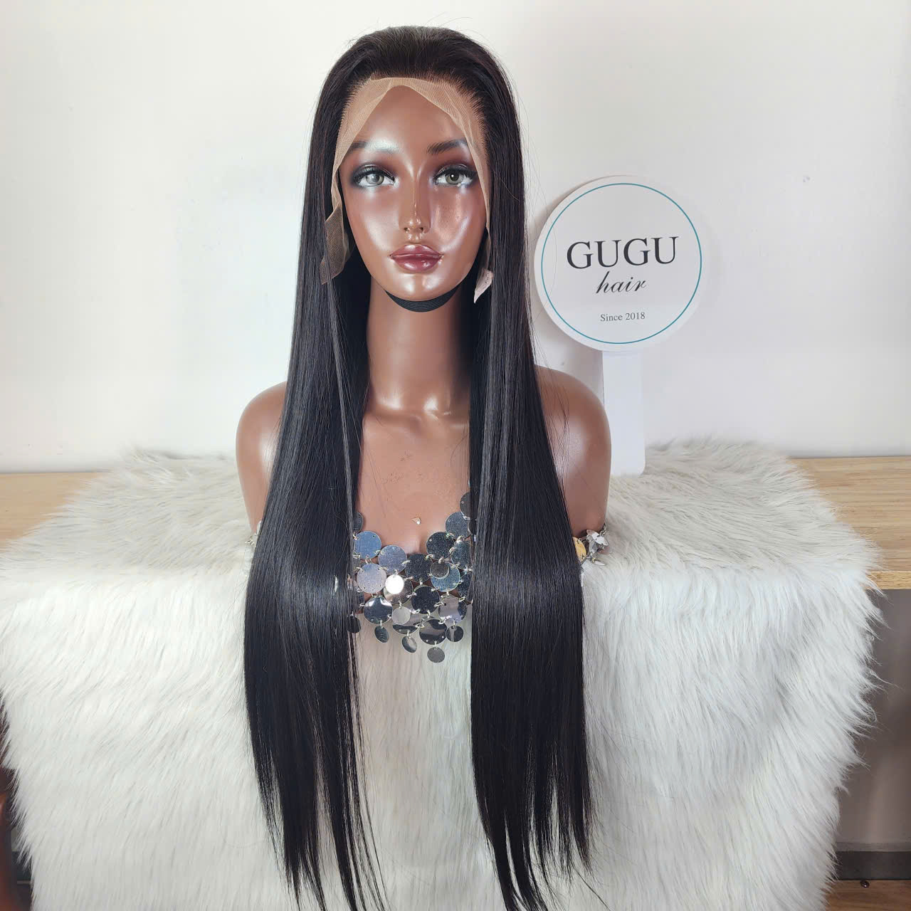 30 Inch Bone Straight Wig HD Lace - Vienamese Hair